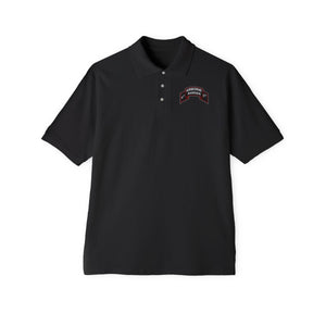 Men's Piqué Polo - 4th Ranger Co wo Txt