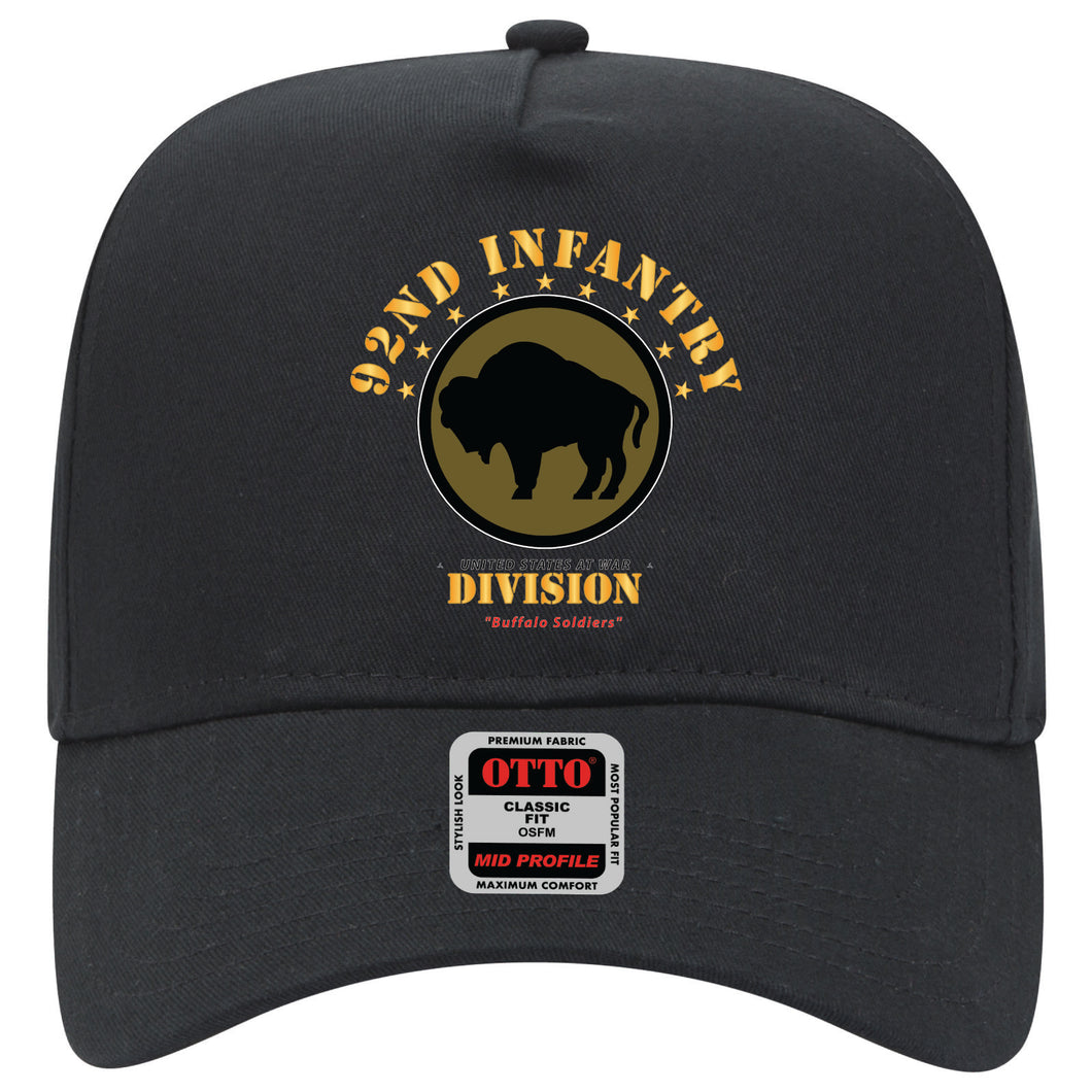 Baseball Cap - 92nd Infantry Division - Buffalo Soldiers X 300