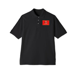 Men's Piqué Polo - 83rd Field Artillery Regiment Colors