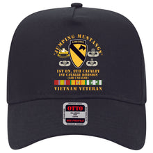 Load image into Gallery viewer, Baseball Cap - Jumping Mustangs - 1st Bn 8th Cav 1st Cav - w VN SVC
