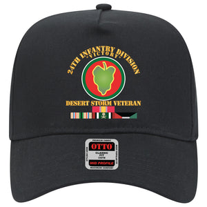 Baseball Cap - 24th Infantry Division - Desert Storm Veteran X 300