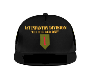 1st Infantry Div - Vietnam Veteran Hat and T-Shirt Bundle