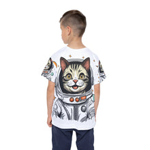 Load image into Gallery viewer, Kids Sports Jersey (AOP) - Astronaut Cat
