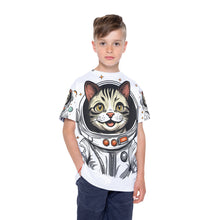 Load image into Gallery viewer, Kids Sports Jersey (AOP) - Astronaut Cat

