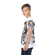 Load image into Gallery viewer, Kids Sports Jersey (AOP) - Astronaut Cat
