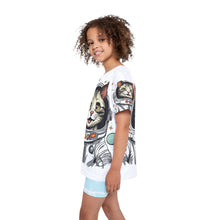 Load image into Gallery viewer, Kids Sports Jersey (AOP) - Astronaut Cat
