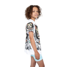 Load image into Gallery viewer, Kids Sports Jersey (AOP) - Astronaut Cat
