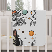 Load image into Gallery viewer, Toddler Blanket - Astronaut Cat
