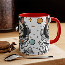 Load image into Gallery viewer, Accent Mug - Astronaut Cat
