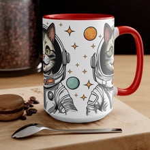 Load image into Gallery viewer, Accent Mug - Astronaut Cat
