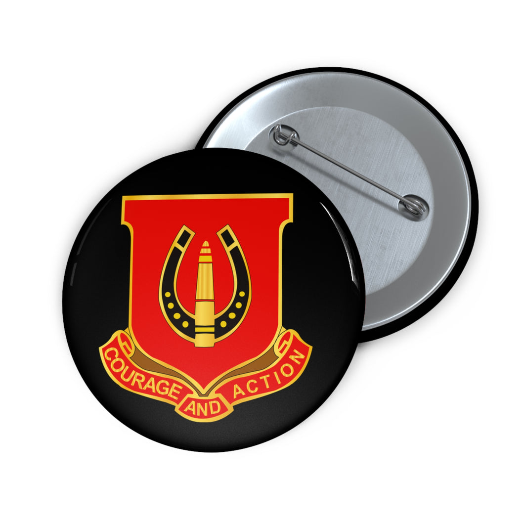 Custom Pin Buttons - Army - 26th Field Artillery wo Txt