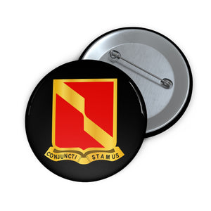 Custom Pin Buttons - Army - 27th Field Artillery wo Txt