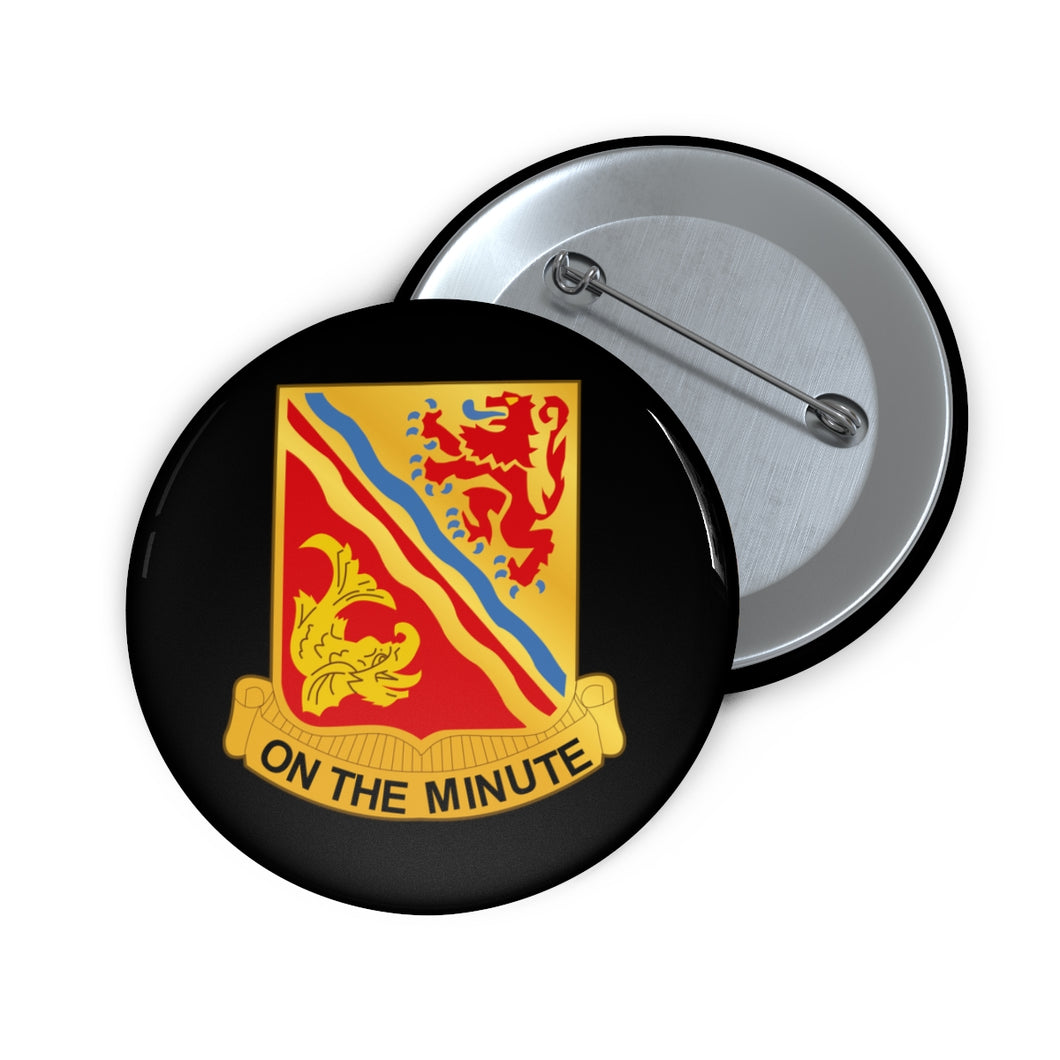 Custom Pin Buttons - Army - 37th Field Artillery wo Txt