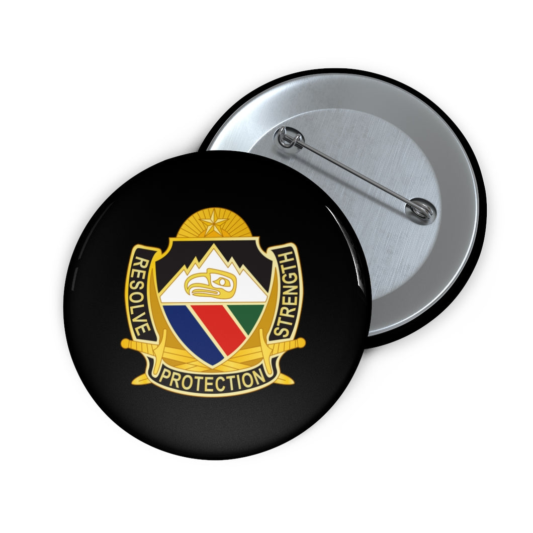 Custom Pin Buttons - Army - 3rd Maneuver Enhancement Brigade - DUI wo Txt