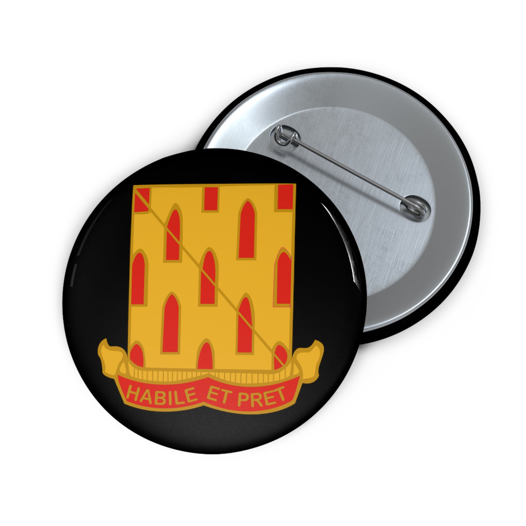 Custom Pin Buttons - Army - 52nd Field Artillery Battalion wo Txt