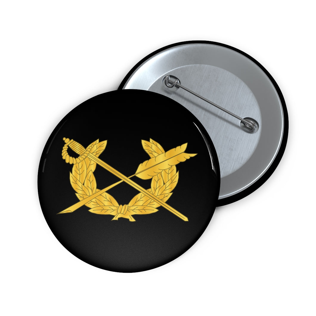 Custom Pin Buttons - Army - JAG Branch wo Text