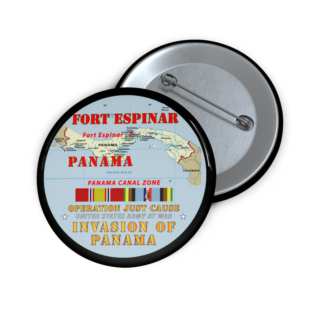 Custom Pin Buttons - Just Cause - Fort Espinar - CZ w Map w Svc Ribbons