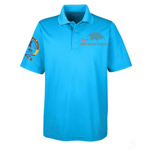 MENS Performance Polo Shirt - Buffalo Soldiers - City Ranch