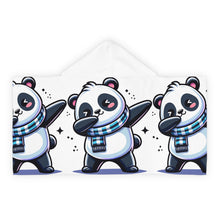 Load image into Gallery viewer, Hooded Towel for Kids - Cute Panda Dancing
