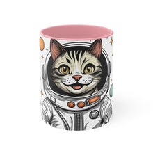 Load image into Gallery viewer, Accent Mug - Astronaut Cat
