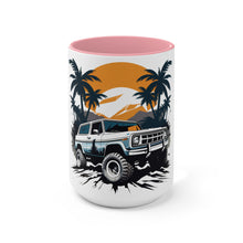 Load image into Gallery viewer, Accent Mug - Retro Off-Road Vehicle
