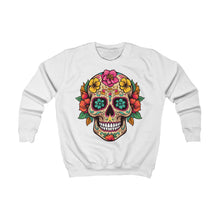 Load image into Gallery viewer, Kids Sweatshirt- Coco Floral Skull
