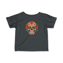 Load image into Gallery viewer, Infant Fine Jersey Tee - Coco Floral Skull
