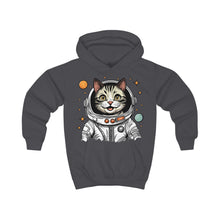 Load image into Gallery viewer, Kids Hoodie - Astronaut Cat
