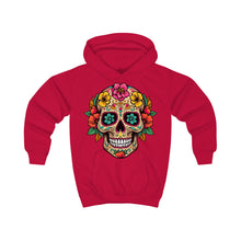 Load image into Gallery viewer, Kids Hoodie - Coco Floral Skull
