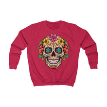 Load image into Gallery viewer, Kids Sweatshirt- Coco Floral Skull
