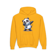 Load image into Gallery viewer, Youth Heavy Blend Hooded Sweatshirt - Cute Panda Dancing
