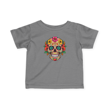 Load image into Gallery viewer, Infant Fine Jersey Tee - Coco Floral Skull
