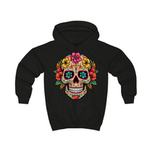 Load image into Gallery viewer, Kids Hoodie - Coco Floral Skull

