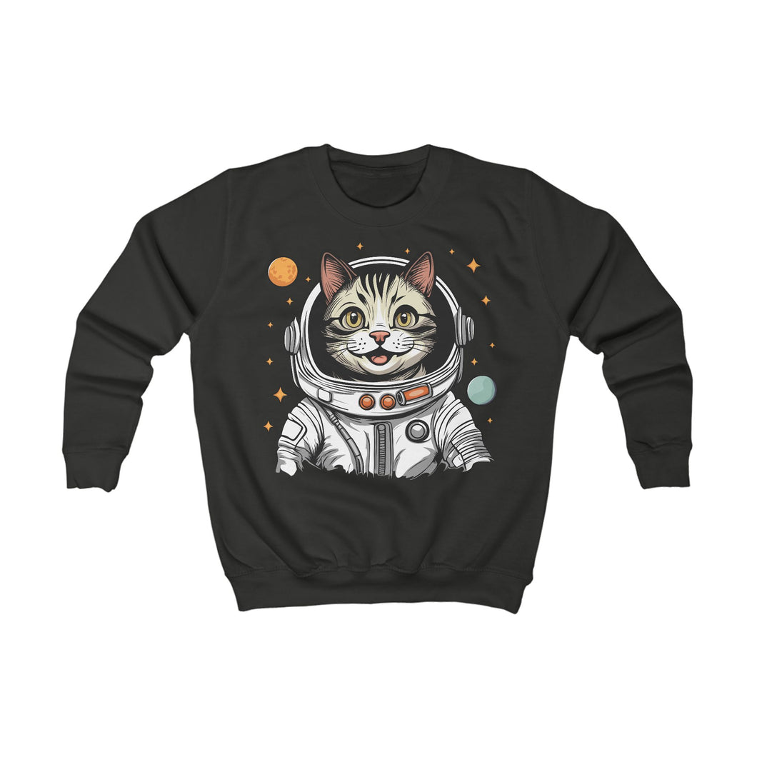 Kids Sweatshirt - Astronaut Cat