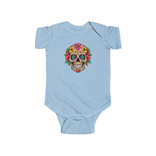 Load image into Gallery viewer, Infant Fine Jersey Bodysuit - Coco Floral Skull

