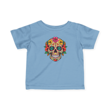 Load image into Gallery viewer, Infant Fine Jersey Tee - Coco Floral Skull
