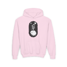 Load image into Gallery viewer, Youth Heavy Blend Hooded Sweatshirt - Cosmic Adventure
