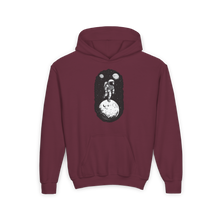 Load image into Gallery viewer, Youth Heavy Blend Hooded Sweatshirt - Cosmic Adventure
