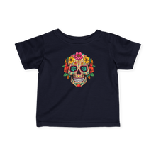 Load image into Gallery viewer, Infant Fine Jersey Tee - Coco Floral Skull
