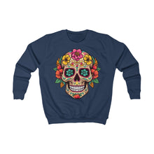 Load image into Gallery viewer, Kids Sweatshirt- Coco Floral Skull
