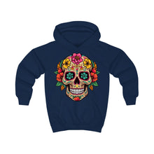 Load image into Gallery viewer, Kids Hoodie - Coco Floral Skull
