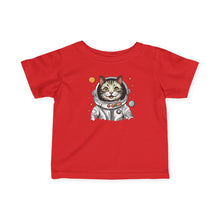 Load image into Gallery viewer, Infant Tee - Astronaut Cat
