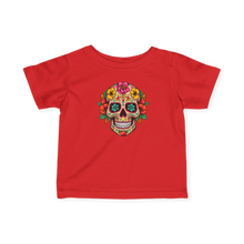 Load image into Gallery viewer, Infant Fine Jersey Tee - Coco Floral Skull
