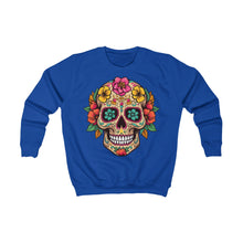 Load image into Gallery viewer, Kids Sweatshirt- Coco Floral Skull
