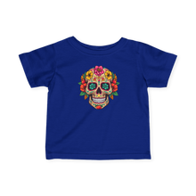 Load image into Gallery viewer, Infant Fine Jersey Tee - Coco Floral Skull
