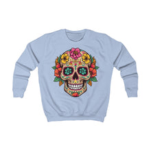 Load image into Gallery viewer, Kids Sweatshirt- Coco Floral Skull

