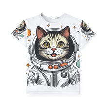 Load image into Gallery viewer, Kids Sports Jersey (AOP) - Astronaut Cat
