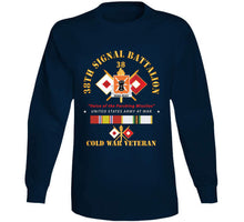 Load image into Gallery viewer, Army - 38th Signal Battalion - Dui - Us Army W Bn Number - Sig Br - Voice Of The Pershing Missiles - Cold Svcx 300 Classic T Shirt, Crewneck Sweatshirt, Hoodie, Long Sleeve
