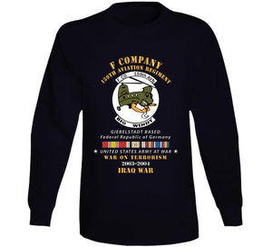 F Company, 159th Aviation Regiment - Based Giebelstadt, Germany, War On Terrorism - Iraq War 2003-2004 X 300 Classic T Shirt, Crewneck Sweatshirt, Hoodie, Long Sleeve