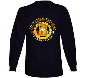 Army - 121st Signal Bn Vet  - Do Well The Duty That Lies Before You -  Vn Svc Ribbon - Mid Rib X 300 Classic T Shirt, Crewneck Sweatshirt, Hoodie, Long Sleeve